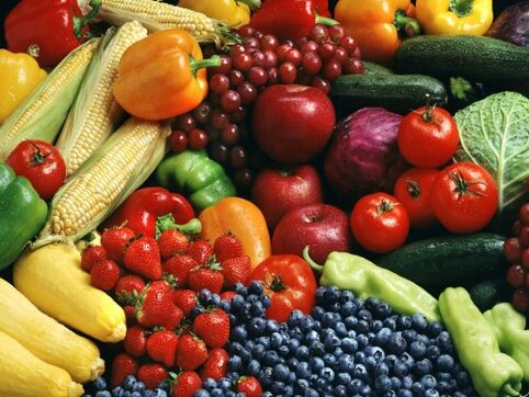 зеленчуци и плодове при остеохондроза на гръбначния стълб