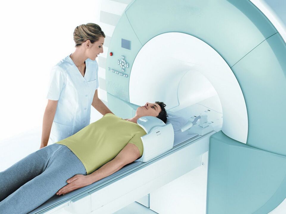 MRI за диагностика на остеохондроза